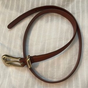 Coach brown leather belt